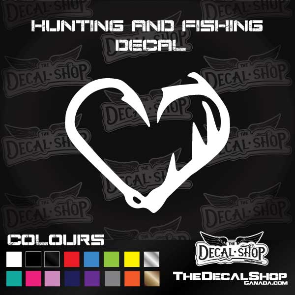 Hunting and Fishing Decal